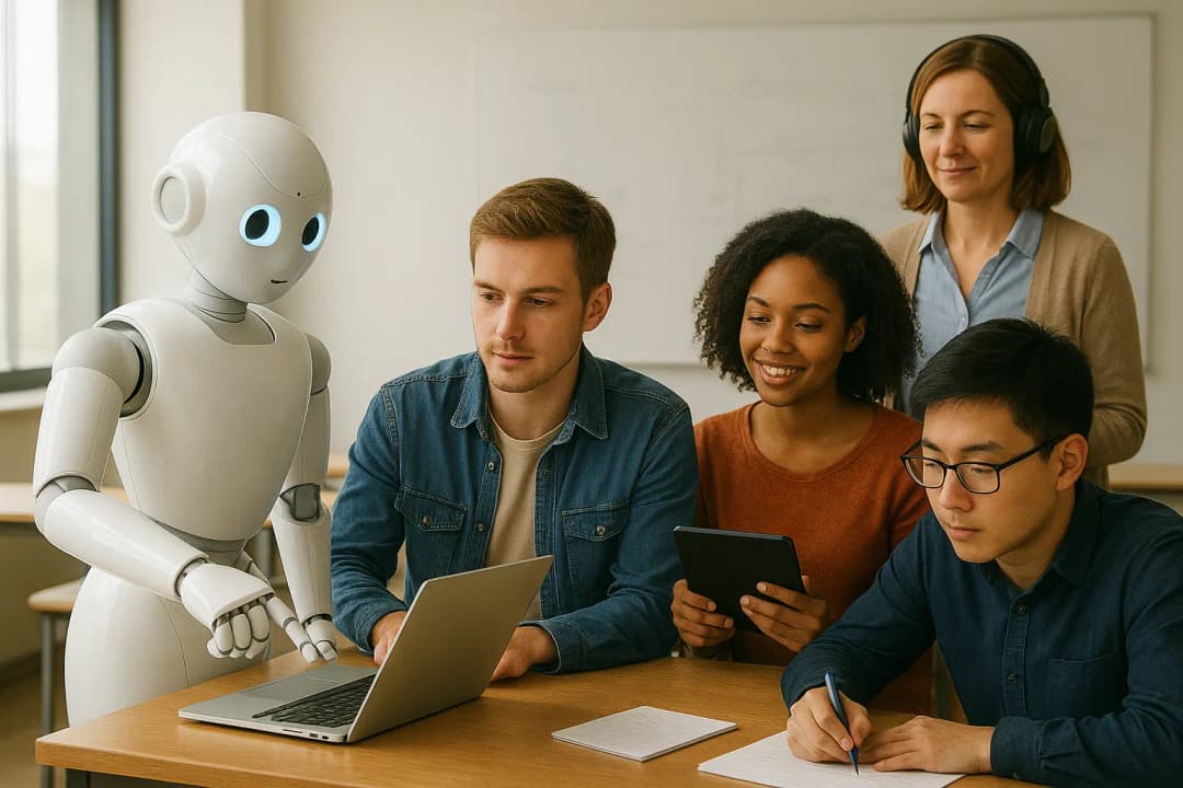 Image depicting scientists with VR googles